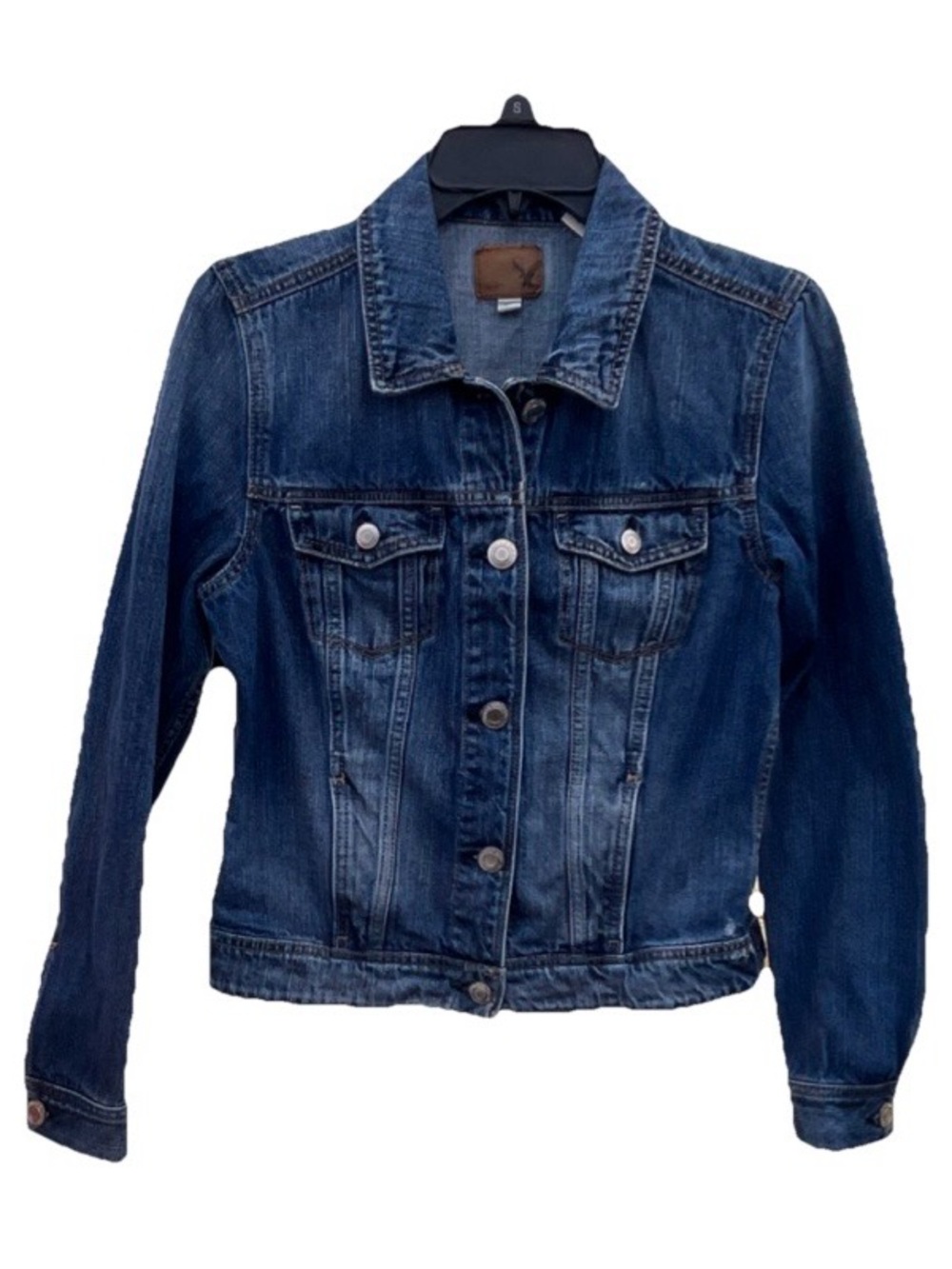 American Eagle Classic Blue Denim Jacket - Women's Jean Jacket